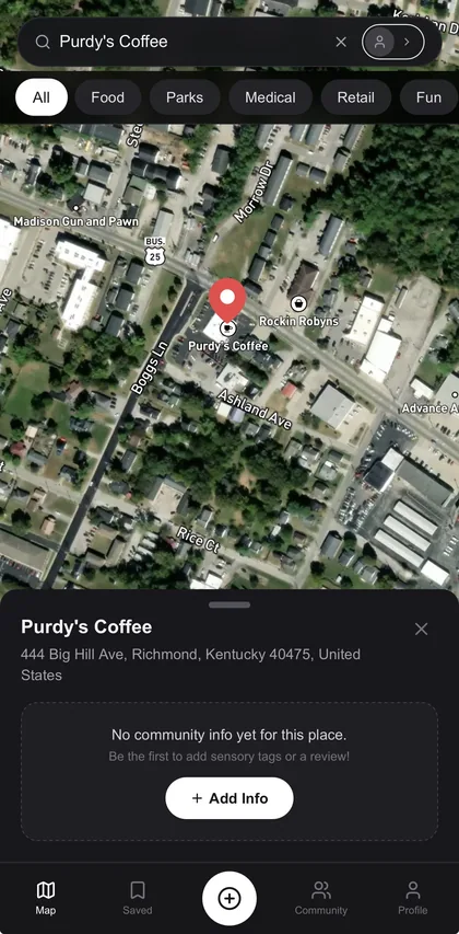 Project Mattox — venue sensory details