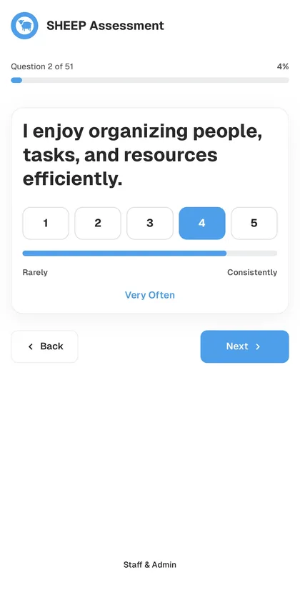 The S.H.E.E.P. Test — assessment survey