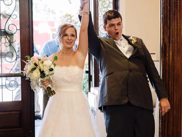 Daniel and Haylie's wedding day